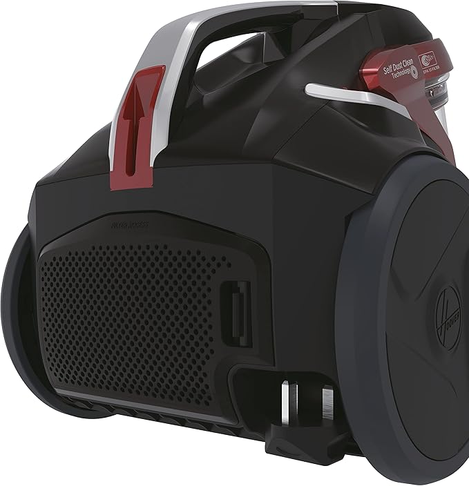 Hoover H-Power 700 HP730ALG 011 Aspirapolvere a Traino Senza Sacco, Tecnologia Ciclonica, 850 W, 2 Litri, 68 Decibel, Plastica, Nero (Cougar Black)