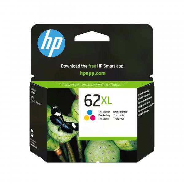 HP 62XL Tri-color Original Ink