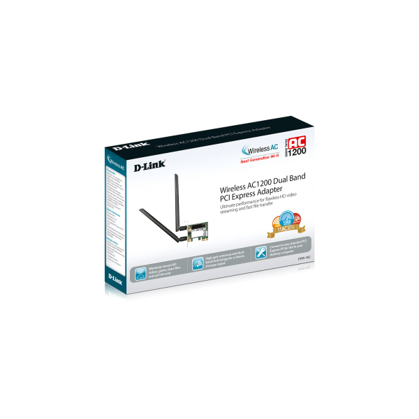 D-LINK DWA-582 - SCHEDA DI RETE SCHEDA DI RETE PCIE WIRELESS AC1200 DUALBAND