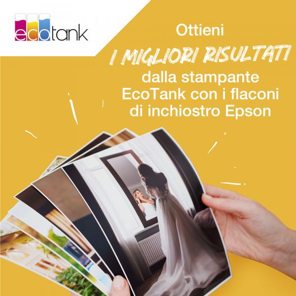 EPSON 664 BLACK (C13T664140) - CARTUCCIA ORIGINALE PER ECOTANK