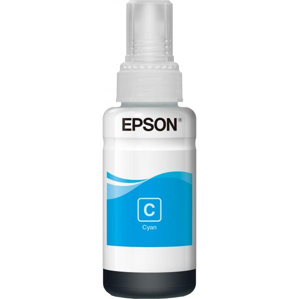 EPSON 664 CIANO (C13T664240) - CARTUCCIA ORIGINALE PER ECOTANK