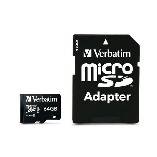 VERBATIM 47042 - MICRO SD 64 GB CLASSE 10 U3