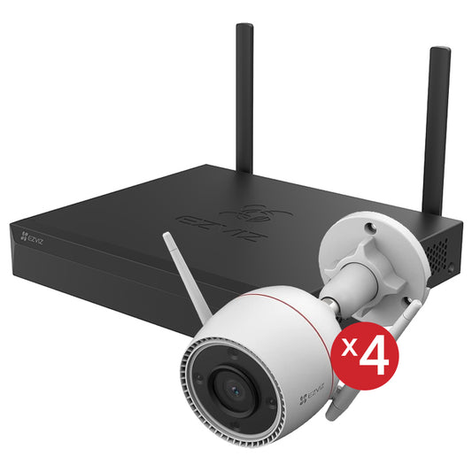 EZVIZ CS-BW3844 - SMART HOME SECURITY KIT 1 NVR X5S 8CH + 4 TELECAMERE WIFI H3C 2K
