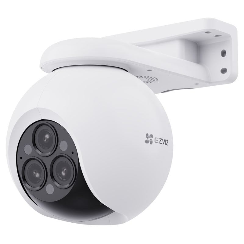 EZVIZ H80F MULTI - TELECAMERA MOTORIZZATA DA ESTERNO - TRE OBIETTIVI 2K+ - VISIONE 360 - COLOR NIGHT VISION - HUMAN DETECTION - AUDIO BIDIREZIONALE - DIFESA ATTIVA