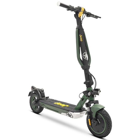 JEEP E-SCOOTER JAD ADVANCED SAFETY - MONOPATTINO ELETTRICO - MOTORE 350W - LEGA DI MAGNESIO - FRENI A DISCO - DOPPIA LEVA FRENO - RUOTE 10"" - AUTONOMIA 40KM - KERS - BLUETOOTH - NFC