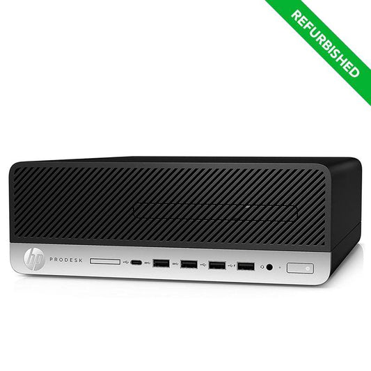 HP 600 G4 / 400 G5 SFF (REFURBISHED RINOVO GRADO A) - PC DESKTOP - CPU INTEL i5 GEN.8 - RAM 16GB - SSD 480GB - NO DVD - W11 PRO - 1Y