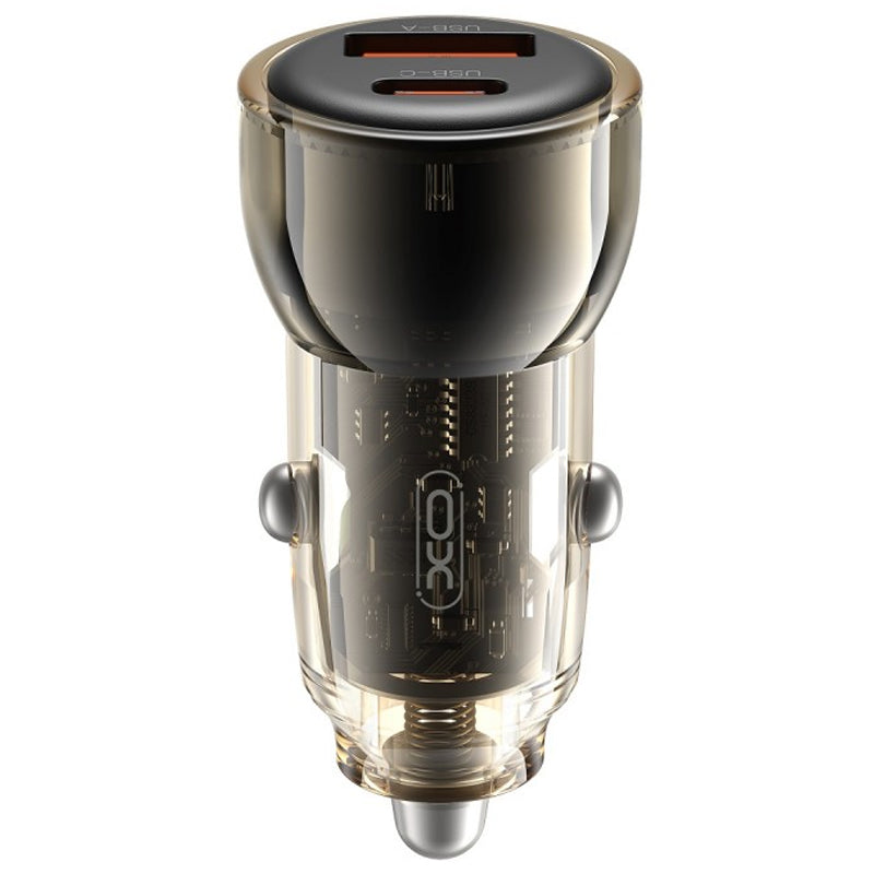 XO CC60 - CARICATORE DA AUTO 60W - 1 x USB A - 1 x USB-C