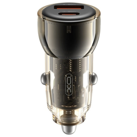 XO CC60 - CARICATORE DA AUTO 60W - 1 x USB A - 1 x USB-C