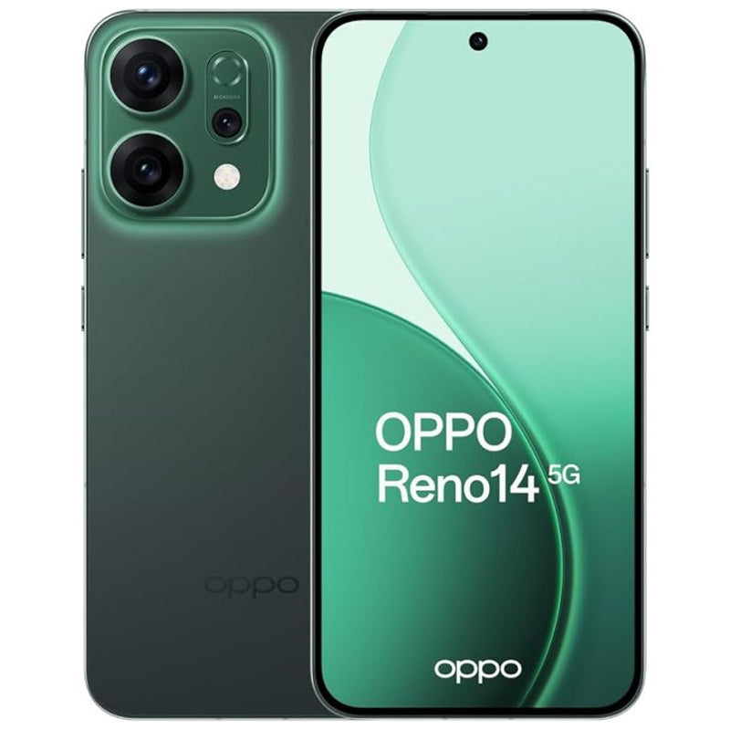 OPPO RENO 14F 5G (LUMINOUS GREEN) - SMARTPHONE 6.57"" - RAM 8GB - STORAGE 256GB - ITA