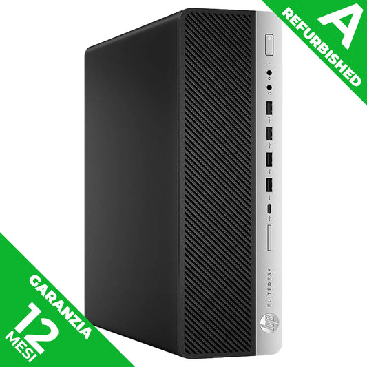 HP ELITEDESK 800 G3 SFF - PC DESKTOP SFF - CPU INTEL I7 GEN. 7 - RAM 16GB - SSD 512GB - W11 PRO - 1Y - REFURBISHED GRADO A