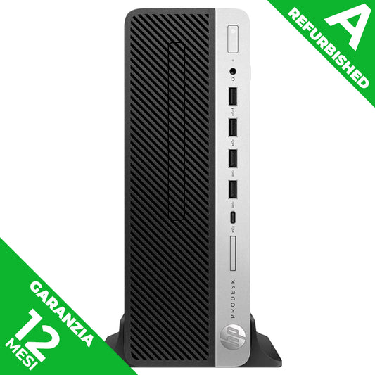 HP PRODESK 600 G3 SFF - PC DESKTOP SFF - CPU INTEL I5 GEN. 7 - RAM 16GB - SSD 512GB - W11 PRO - 1Y - REFURBISHED GRADO A