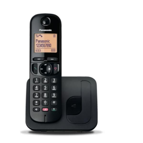 PANASONIC KX-TGC250JTB BLACK - TELEFONO CORDLESS SINGOLO - VIVAVOCE
