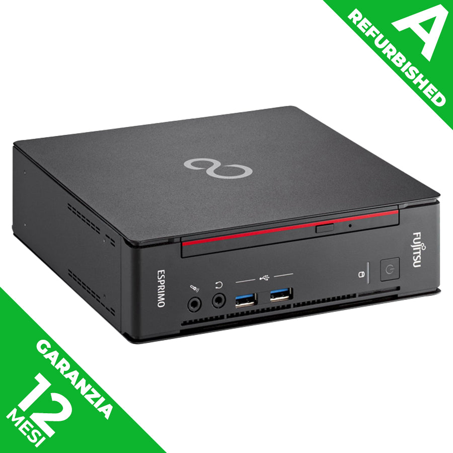 FUJITSU ESPRIMO Q558 M (REFURBISHED) - TINY PC - CPU INTEL i5 G8 - RAM 16GB - SSD 256GB - W11P - 1Y