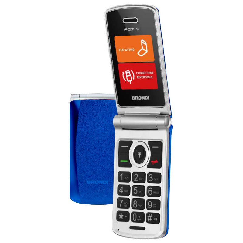 BRONDI FOX S (BLUE) - TELEFONO CELLULARE - TORCIA
