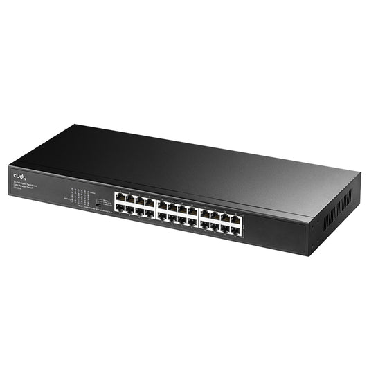 CUDY GS1024E - RACKMOUNT SWITCH 24 PT GIGABIT