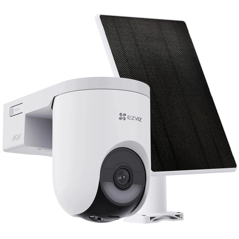 EZVIZ HB8 LITE 4G + SOLAR PANEL - TELECAMERA MOTORIZZATA DA ESTERNO A BATTERIA - 2K+ - COLOR NIGHT VISION - HUMAN DETECTION - AUDIO BIDIREZIONALE - VOCAL CONTROL