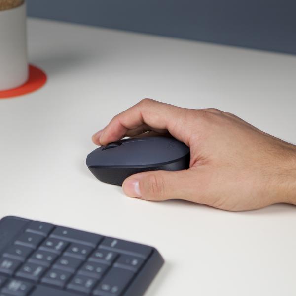 MOUSE LOGITECH M170 WIRELESS BLACK 910-004642