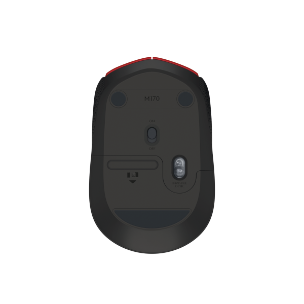 MOUSE LOGITECH M171 - WIRELESS RED 910-004641
