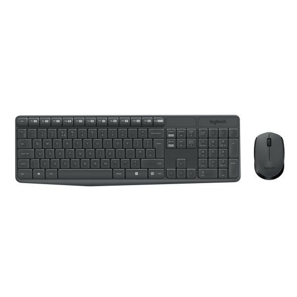 Logitech 920-007913 tastiera Mouse incluso Universale RF Wireless QWERTY Italiano Grigio
