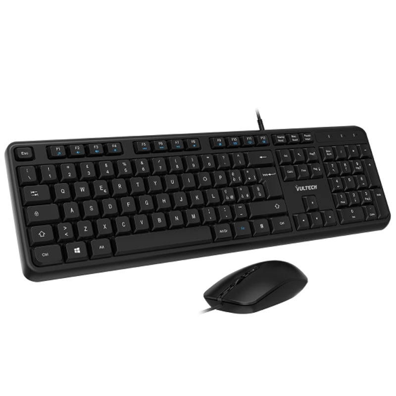 VULTECH KM-811 - KIT TASTIERA E MOUSE WIRED USB