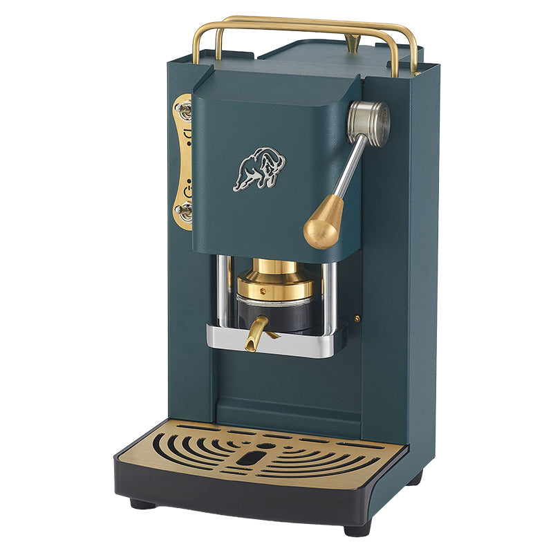 FABER PRO 3.0 ESSENTIAL BRITISH GREEN BRASS - MACCHINA CAFF A CIALDE