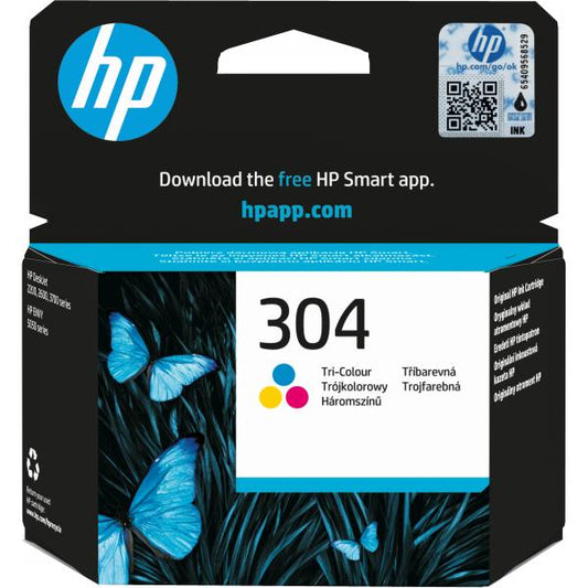 HP 304 Tri-color Original Ink