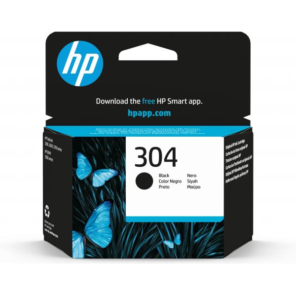 HP 304 BLACK (N9K06AE) - CARTUCCIA ORIGINALE