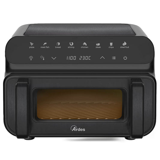 ARDES FRIGGISANA GRILL (ARFRYA12GP) - FRIGGITRICE AD ARIA 10 LT - DISPL TOUCH - 2 RESIST