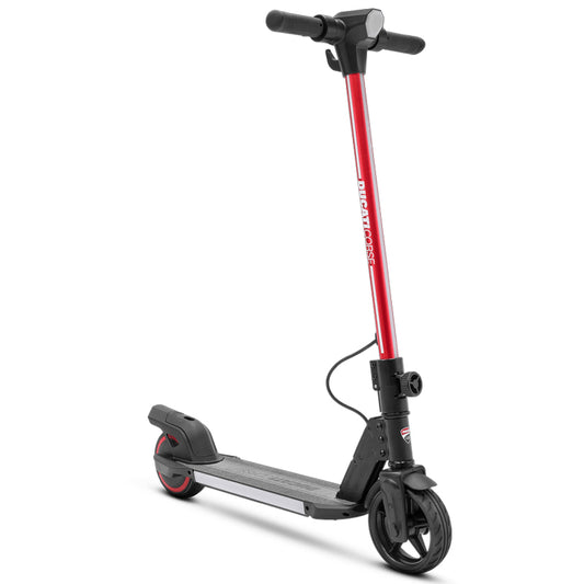 DUCATI E-SCOOTER JUNIOR JET - MONOPATTINO ELETTRICO - ETA'' 6+ - MOTORE 95W - ALLUMINIO - FRENI E-BRAKE - RUOTE 6.3"" SOLIDI - VELOCITA'' 12KM/H