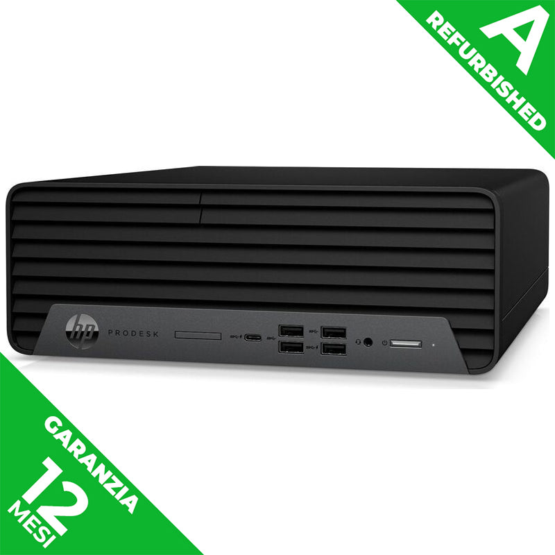 HP PRODESK 600 G6 SFF (REFURBISHED) - PC DESKTOP SFF - CPU INTEL i5 G10 - RAM 8GB - SSD 512GB - W11P - 1Y