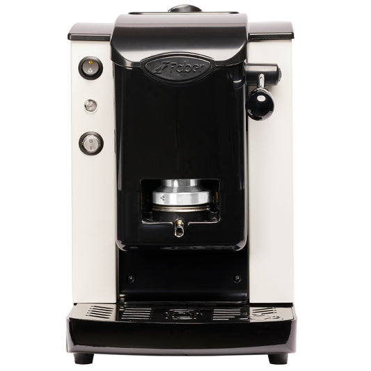 FABER SLOT PLAST LITE BIANCO / NERO (SPBIANLT) - MACCHINA CAFFE A CIALDE - TERMOREGOLATORE 95 GRADI