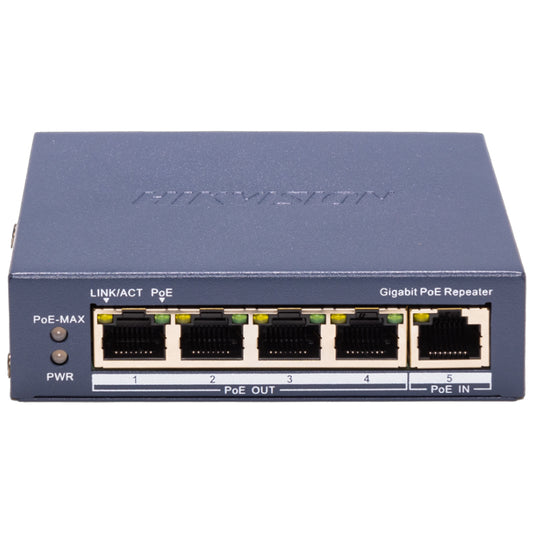 HIKVISION DS-3E0505P-E/R - PoE REPEATER GIGABIT - 60W