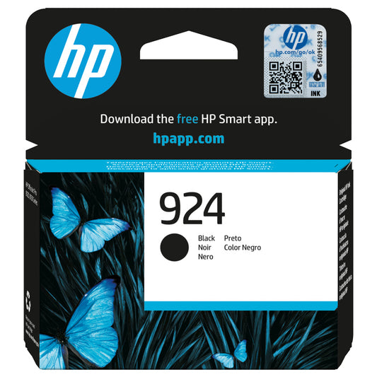 HP 924 BLACK (4K0U6NE) - CARTUCCIA ORIGINALE
