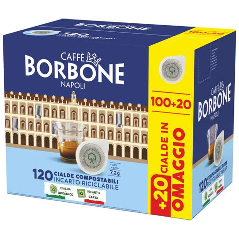CAFFE'' BORBONE MISCELA DECISA (NERA) - CIALDE BOX 100+20PZ