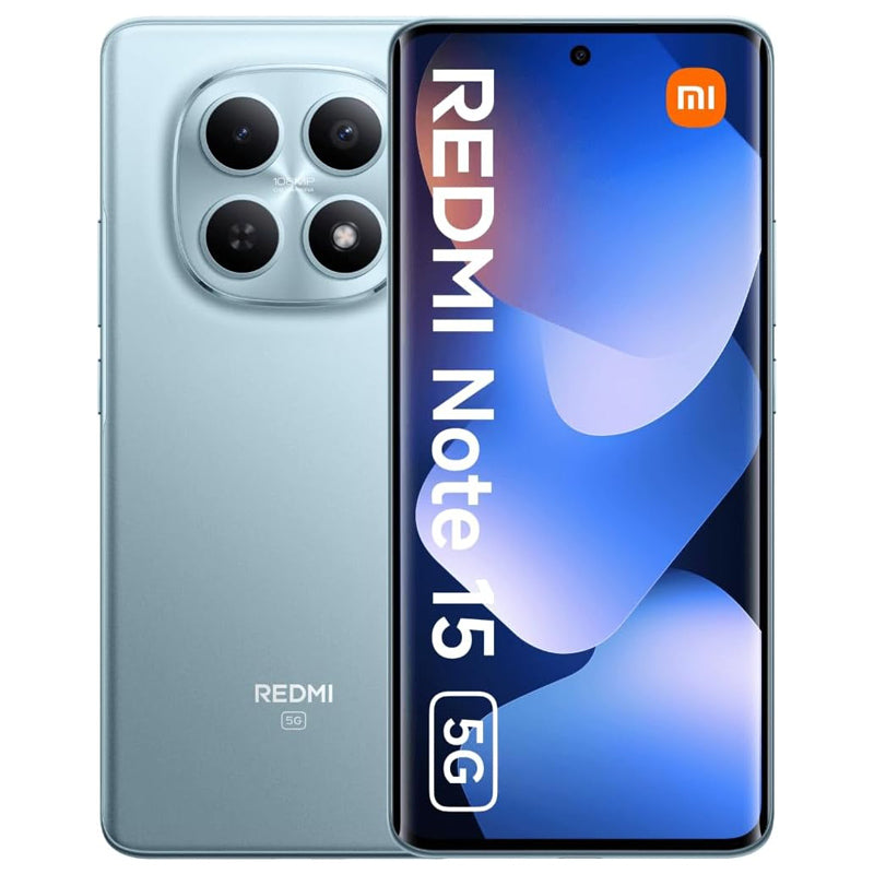 XIAOMI REDMI NOTE 15 5G (GLACIER BUE) - SMARTPHONE 6.77"" - RAM 8GB - STORAGE 512GB - ITA