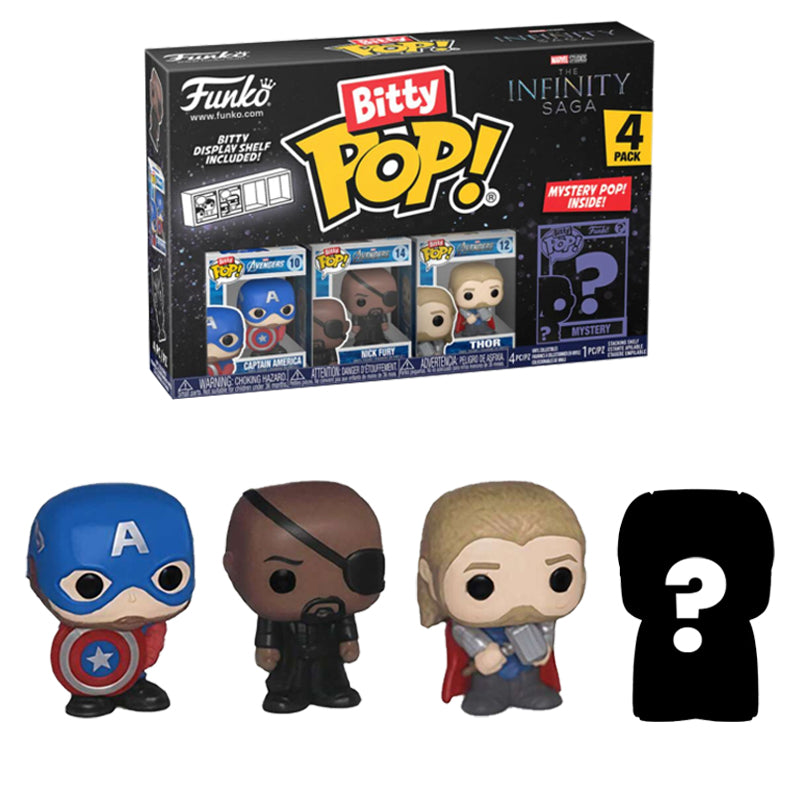 FUNKO POP BITTY POP 4-PACK CAPTAIN AMERICA (71503) - MARVEL