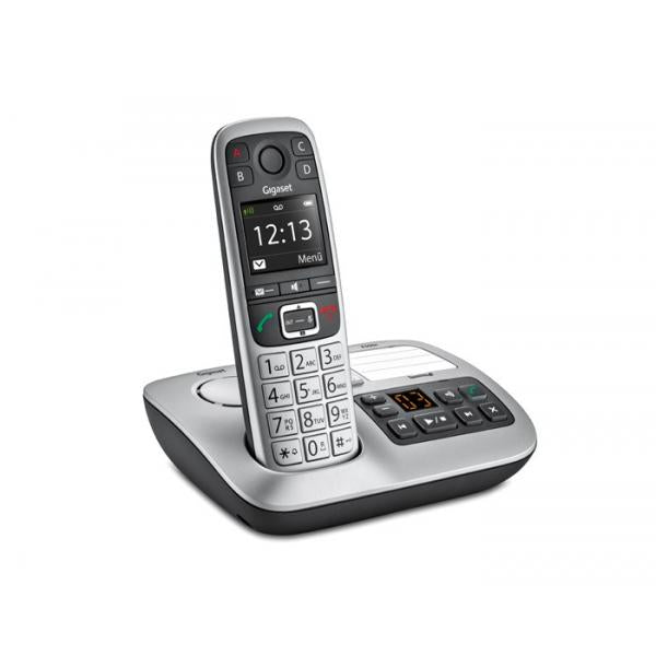 GIGASET E560A (PLATINO) - TELEFONO CORDLESS - VIVAVOCE - SEGRETERIA