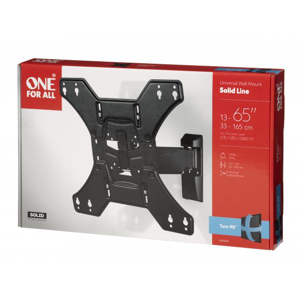 ONE FOR ALL SUPP. PARETE MAX VESA 400 REGOLABILE 32"- 65" MAX 50 KG