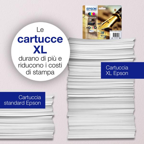 EPSON T16 MULTIPACK (C13T16264010) - CARTUCCIA ORIGINALE