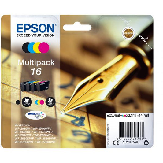 EPSON T16 MULTIPACK (C13T16264010) - CARTUCCIA ORIGINALE