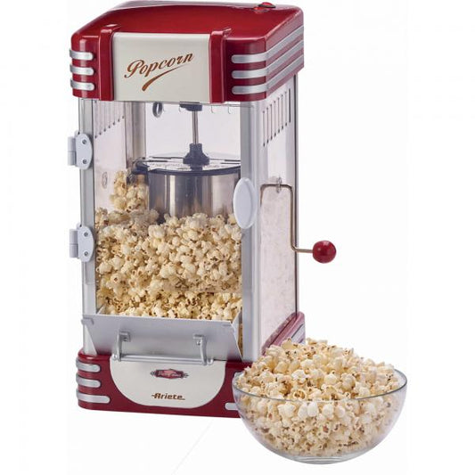 ARIETE POP CORN POPPER XL (PARTY TIME) (2953/00) - MACCHINA PER POP CORN - DESIGN VINTAGE - 700GR 2.4 LT
