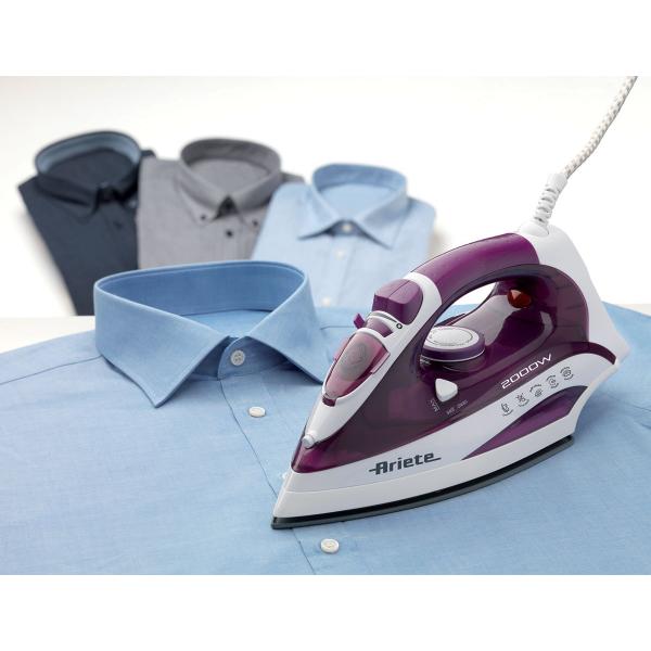 ARIETE STEAM IRON 2000 (6235) - FERRO DA STIRO - PIASTRA CERAMICA - COLPO VAPORE -2000W