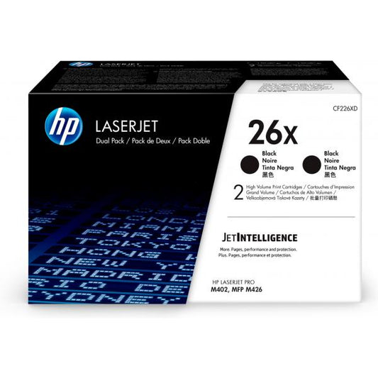 HP 26X 2pack Black LaserJet