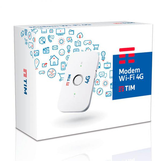 TIM MODEM ROUTER Wi-Fi 4G LTE CAT 4 (150/50 Mbps) max 10 utenti