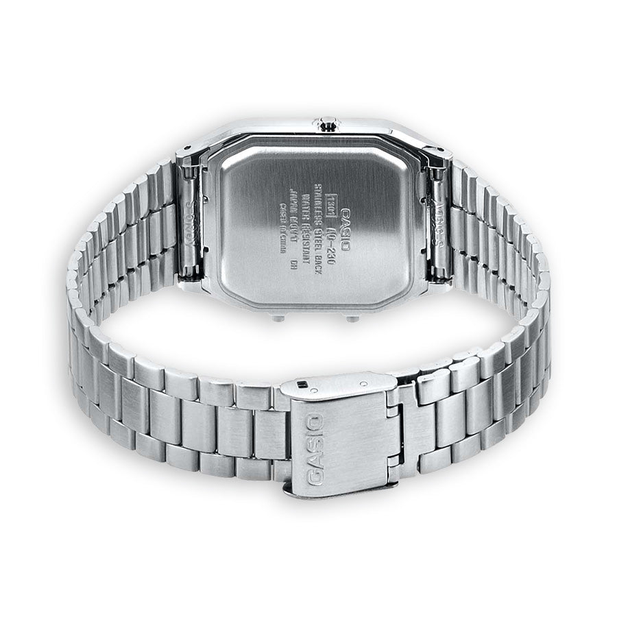 CASIO VINTAGE Mod. EDGY COLLECTION SUNRAY DIAL - WHITE