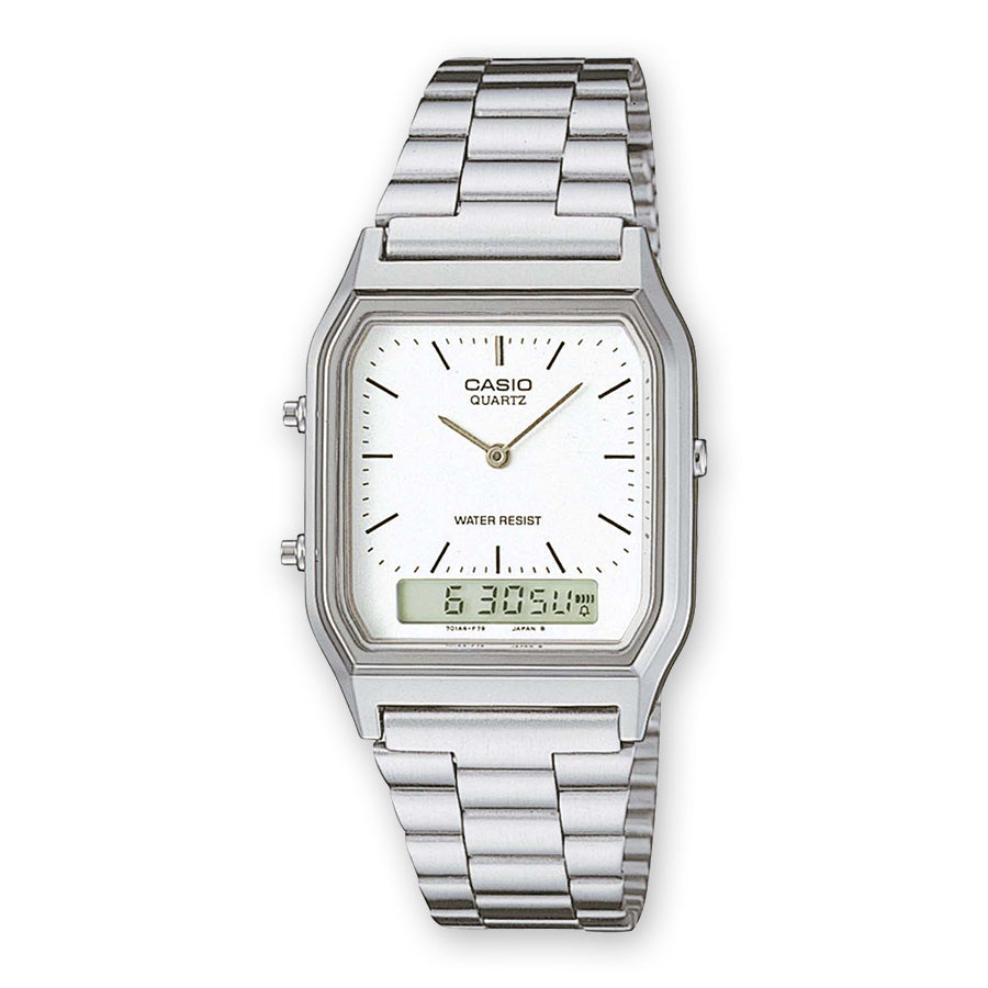 CASIO VINTAGE Mod. EDGY COLLECTION SUNRAY DIAL - WHITE