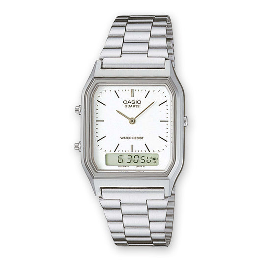 CASIO VINTAGE Mod. EDGY COLLECTION SUNRAY DIAL - WHITE