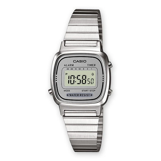 CASIO VINTAGE Mod. ICONIC MINI STEEL - LIGHT GREY