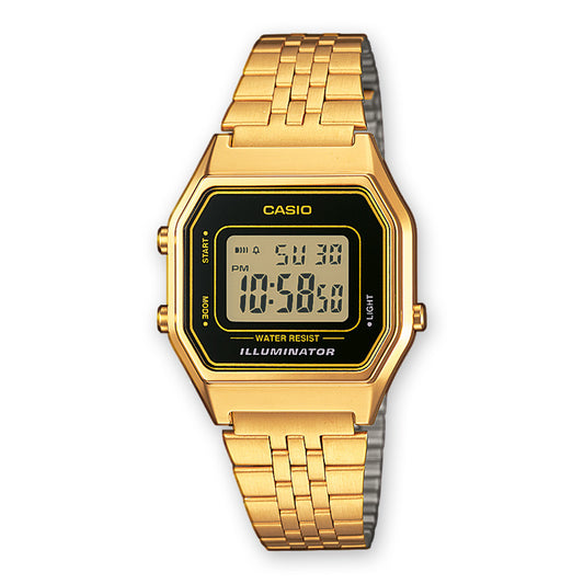 CASIO VINTAGE Mod. ICONIC LADY GOLD - BLACK