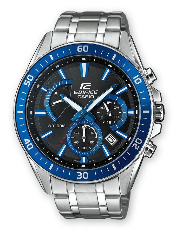 CASIO EDIFICE Mod. RETROGRADE CHRONOGRAPH XL - BLUE RACING